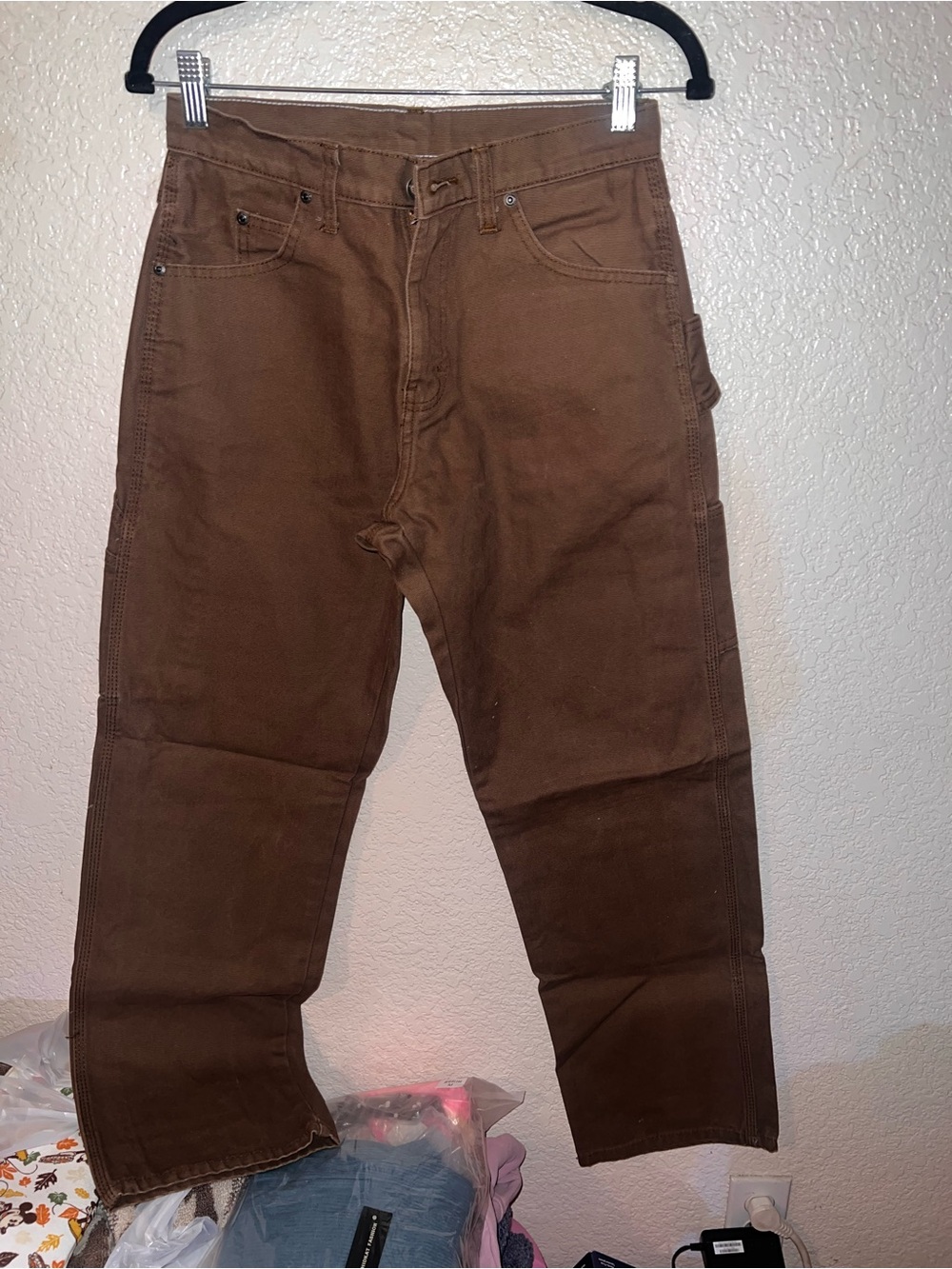 Dickies Brown Cargo Work Pants - Dark Brown